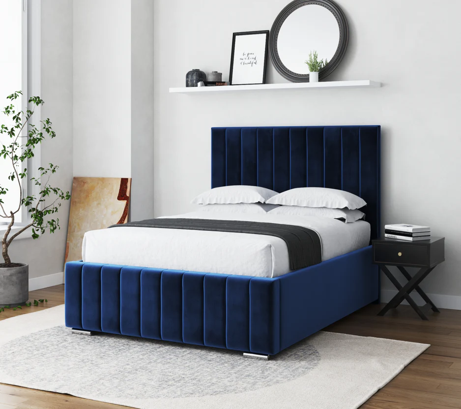 Livy Upholstered Bed Frame With Storage Options