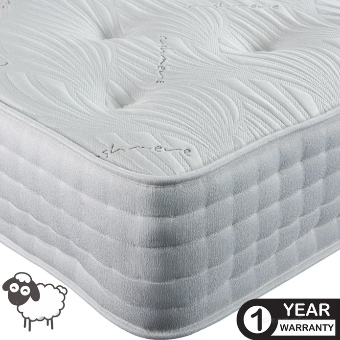 Emily Natural Wool 1500 Pocket Sprung Mattress